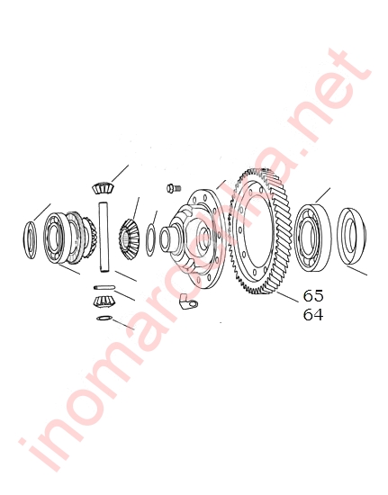 Дифференциал Geely GC6 схема